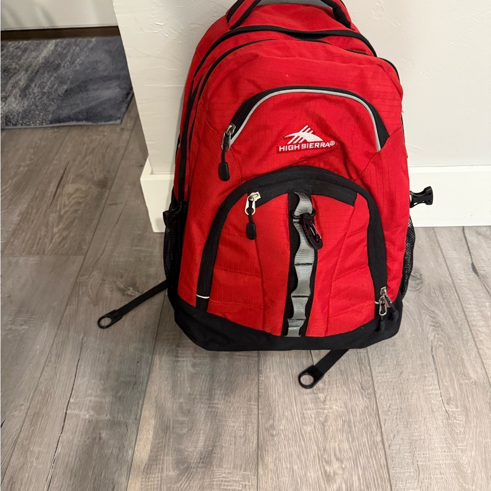High Sierra Red and Black Men or Women’s Backpack